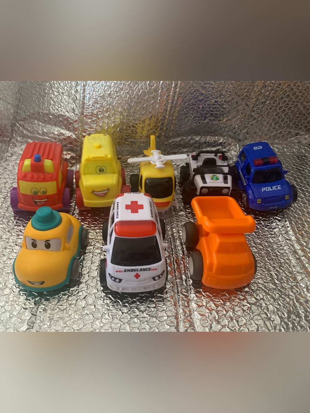 Variety of kids toys cars